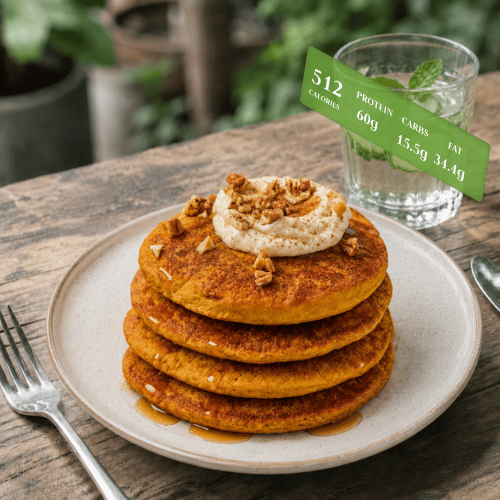 Pumpkin Protein Pancakes