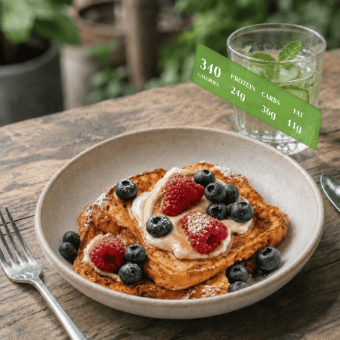 Best healthy french toast (Vegeterian)