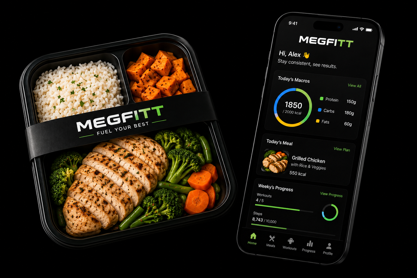 MegFitt meal and mobile app