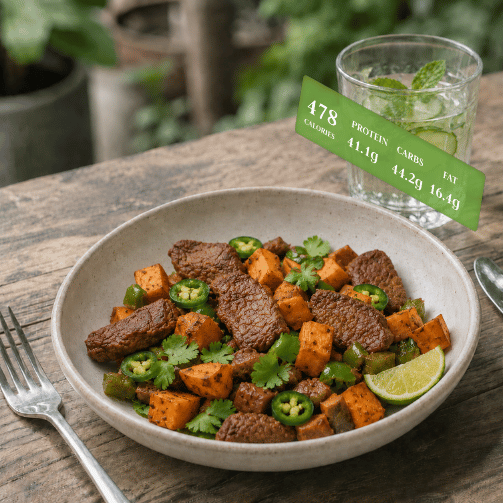 Steak and Sweet Potato