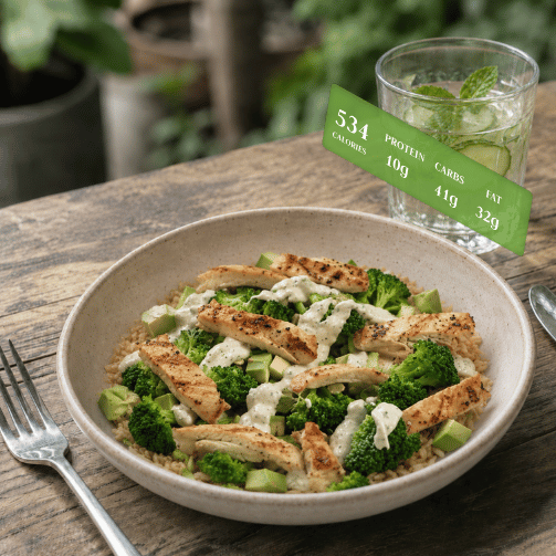 Supreme Greens rice bowl