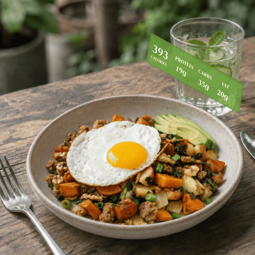 Sweet Potato Sausage Hash